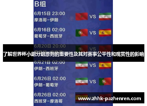 了解世界杯小组分组原则的重要性及其对赛事公平性和观赏性的影响 了解世界杯小组分组原则的重要性及其对赛事公平性和观赏性的影响
